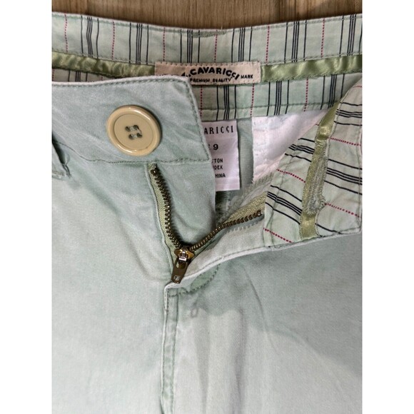 Z. Cavaricci Women's Bermuda Green Shorts Y2K Size 9 - Picture 5 of 5